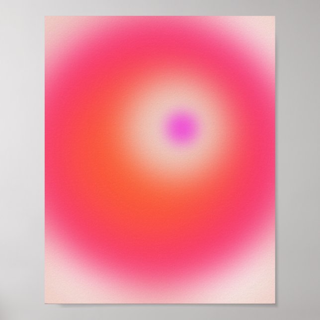 Affiche Dégradé du coucher du soleil (Devant)