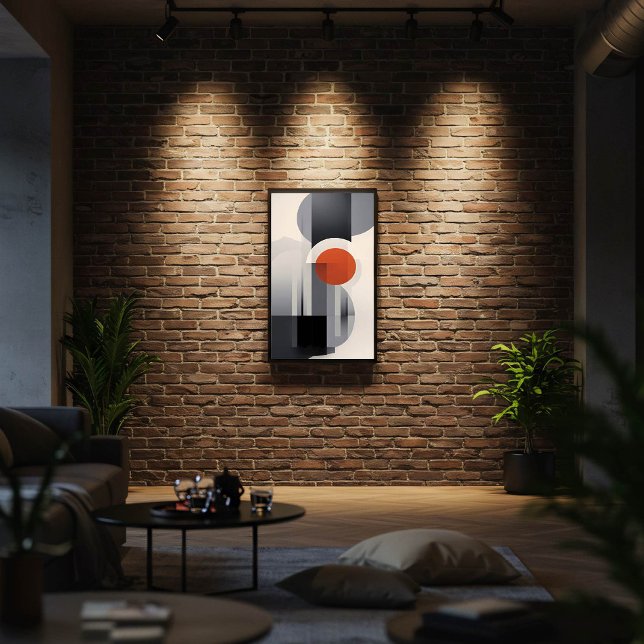 Affiche Dégradé géométrique (Créateur téléchargé)