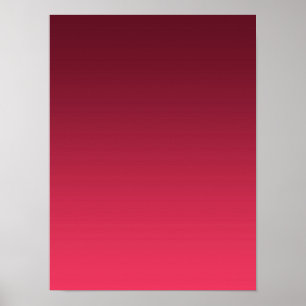 Affiche Dégradé Magenta - clair à profond   Humeurs saison