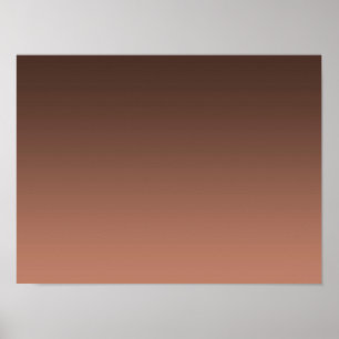 Affiche Dégradé Mocha - clair à profond Humeurs saisonni