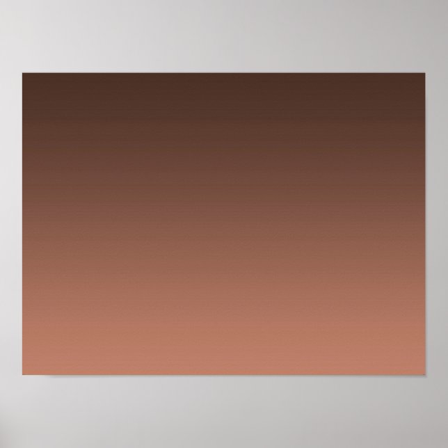 Affiche Dégradé Mocha - clair à profond | Humeurs saisonni (Devant)