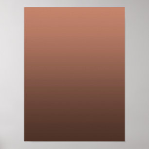 Affiche Dégradé Mocha - foncé à clair   Humeurs saisonnièr