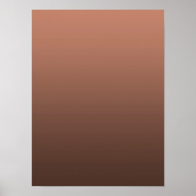 Affiche Dégradé Mocha - foncé à clair | Humeurs saisonnièr (Devant)