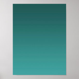 Affiche Dégradé Vert - clair à profond Fond d'ambiance