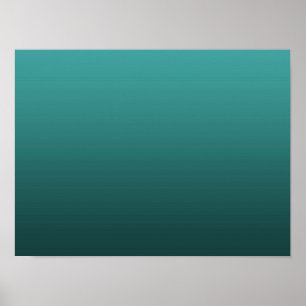 Affiche Dégradé Vert - foncé à clair Fond d'ambiance