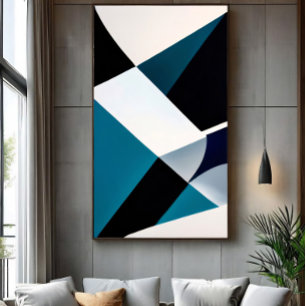 Affiche Dégradés Géométriques