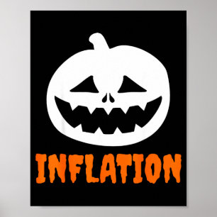 Affiche Déguisement couple drôle d'inflation Halloween ass