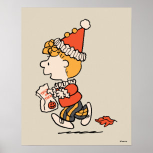 Affiche Déguisement de clown de Sally pour Halloween Peanu