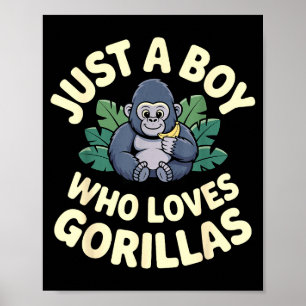 Affiche Déguisement de gorille pour garçons hommes enfant 