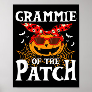 Affiche Déguisement de Halloween de Grammie Citrouille Drô