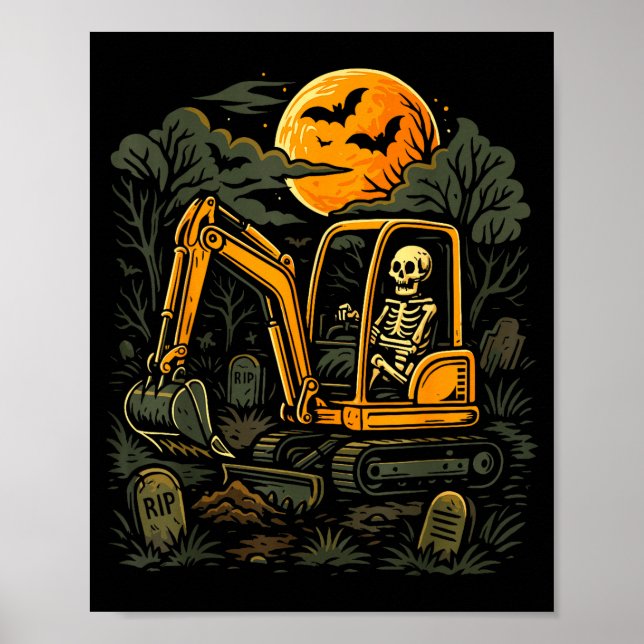 Affiche Déguisement de travailleur du bâtiment pour Hallow (Devant)