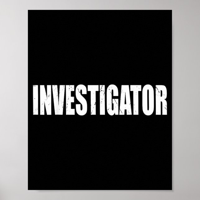 Affiche Déguisement d'enquêteur pour soirée Halloween mign (Devant)