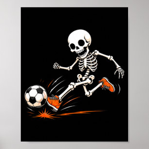 Affiche Déguisement d'Halloween foot squelette