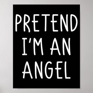 Affiche Déguisement d'Halloween Prétendez être un ange T-s