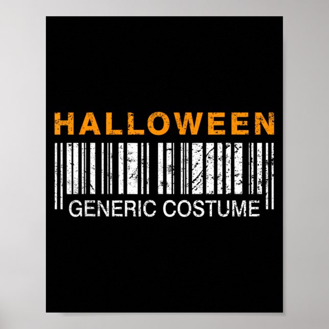 Affiche Déguisement drôle générique Halloween (Devant)