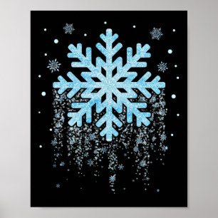 Affiche Déguisement Flocon de Neige Hiver Noël Corresponda