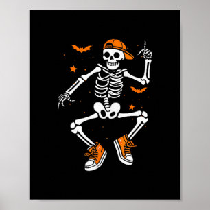 Affiche Déguisement Halloween drôle de squelette Trump
