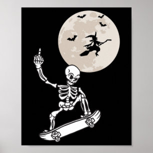 Affiche Déguisement Halloween Garçon Skateboard Skateboard