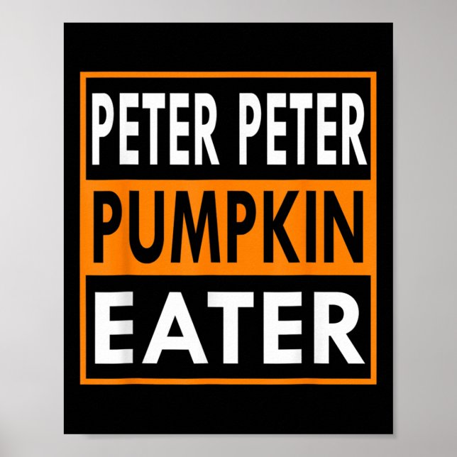 Affiche Déguisement Halloween Peter Pumpkin Eater _1  (Devant)