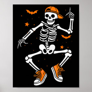 Affiche Déguisement Halloween squelette Trump drôle d'Hall