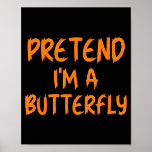 Affiche Déguisement Paresseux de Papillon pour Halloween