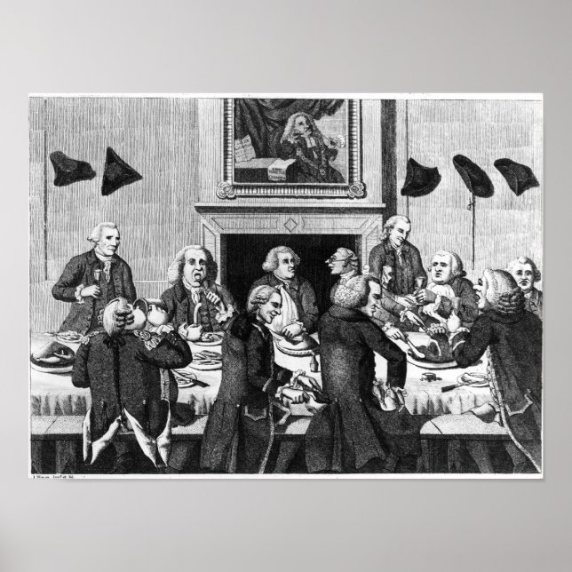 Affiche Dégustation, 1782 (Devant)
