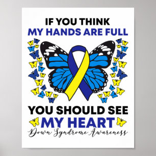 Affiche Dehors Syndrome Sensibilisation Ruban Papillon mam