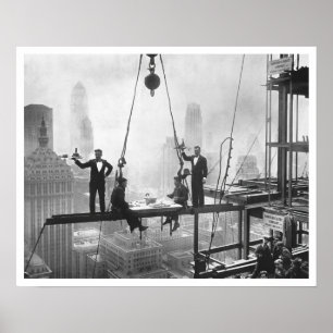 Affiche Déjeuner au Waldorf