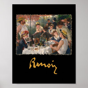 Affiche Déjeuner De La Fête De Bateau