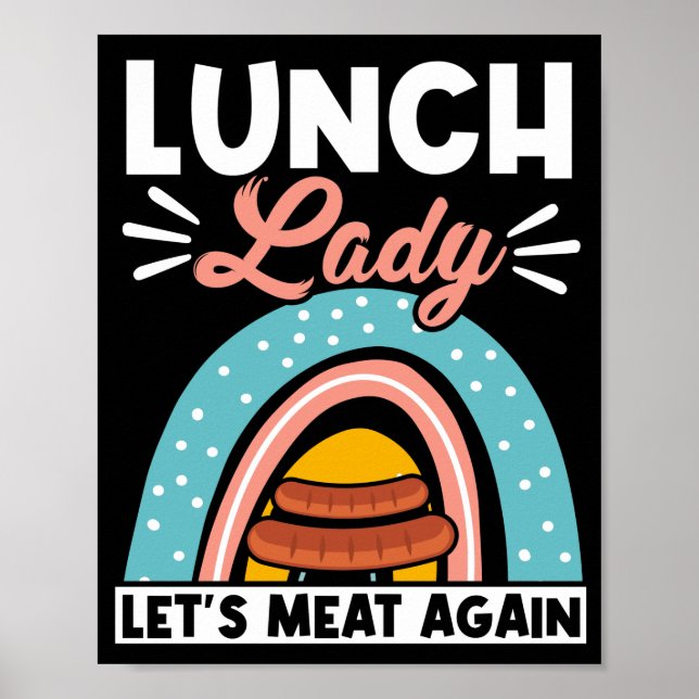Affiche Déjeuner Lady Déjeuner Lady Reprenons La Viande La (Devant)