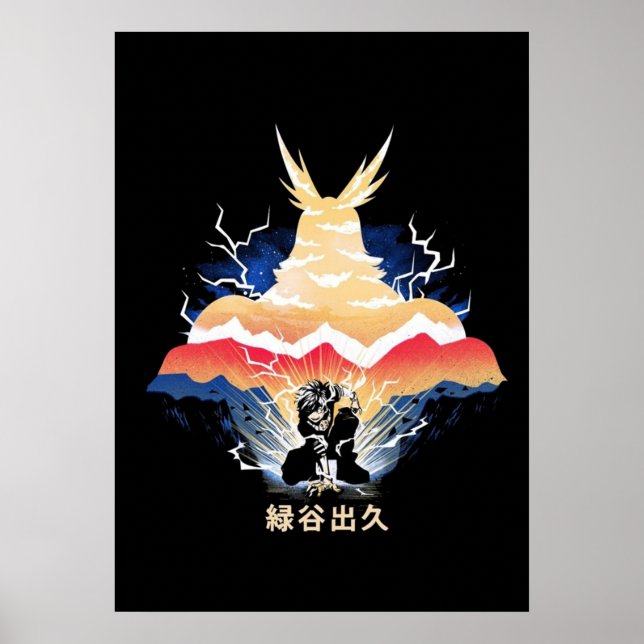Affiche Deku vs All Might One For All Hero Academy 3 (Devant)