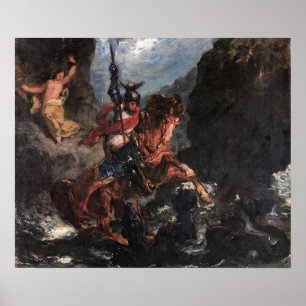 Affiche Delacroix - Angelika Libre Ou St. George
