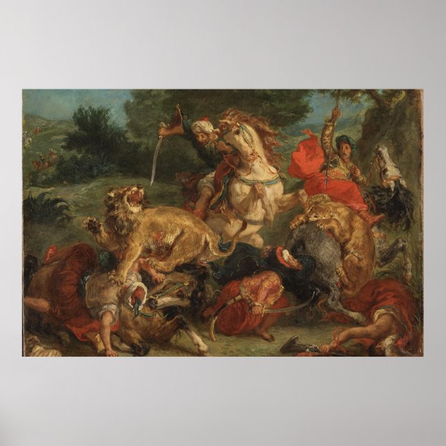 Affiche Delacroix Art (Devant)