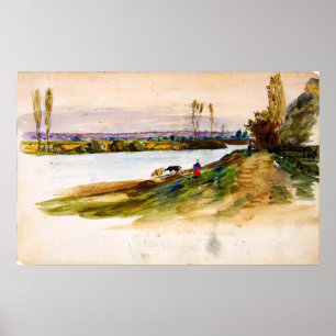 Affiche Delacroix - Carnet de croquis France et environs