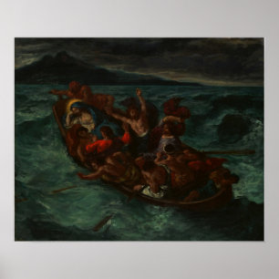 Affiche Delacroix - Christ Asleep During The Tempest