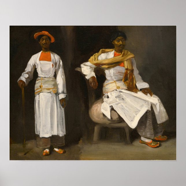 Affiche Delacroix - Costumes (Devant)