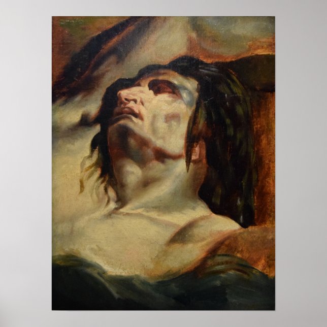 Affiche Delacroix - Étude Pour Dante Et Virgile (Devant)