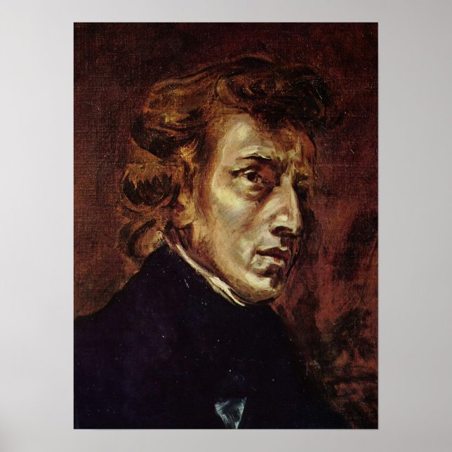 Affiche Delacroix - Frederic Chopin (Devant)