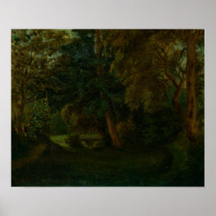 Affiche Delacroix - Jardin de George Sand à Nohant