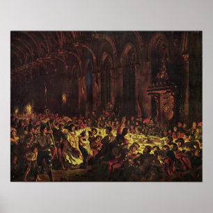 Affiche Delacroix - Le Meurtre De L'Évêque De Liège