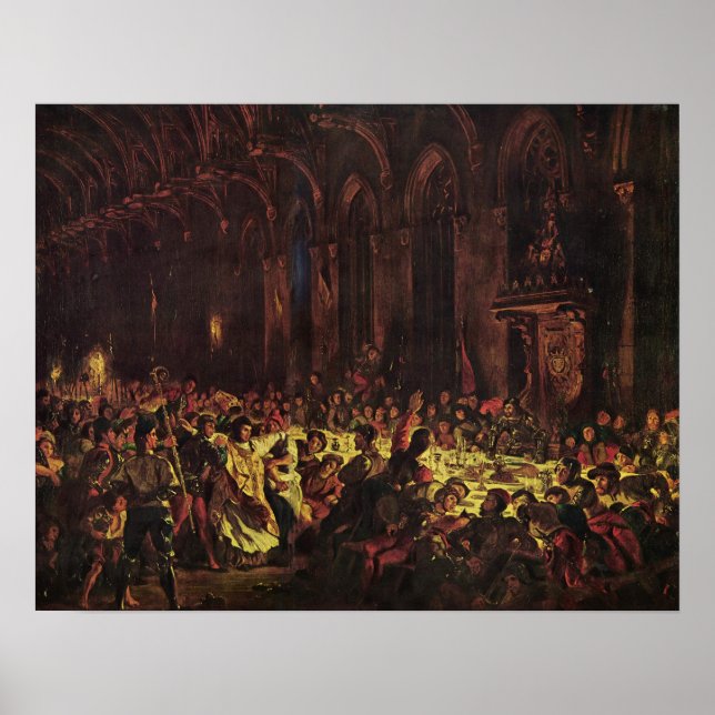 Affiche Delacroix - Le Meurtre De L'Évêque De Liège (Devant)