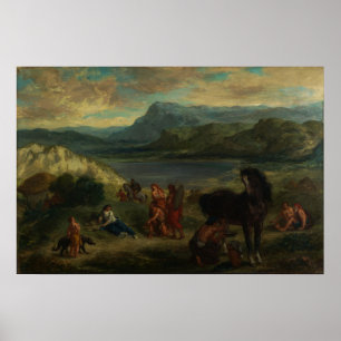 Affiche Delacroix - Ovide In Scythians 1859