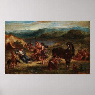 Affiche Delacroix - Ovide In Scythians 1862