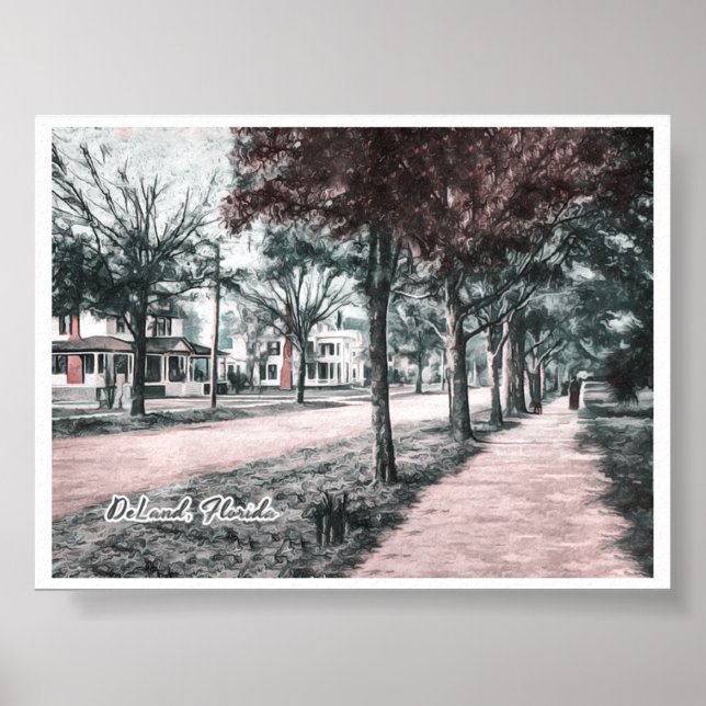 AFFICHE DELAND FLORIDA (Devant)