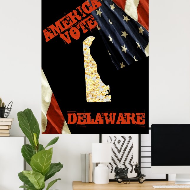 AFFICHE DELAWARE  (Bureau à domicile)