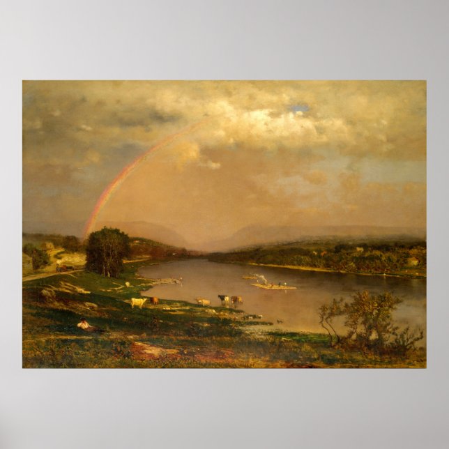 Affiche Delaware Water Gap 1861 (Devant)