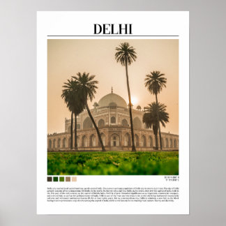Affiche Delhi - Inde