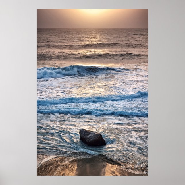 Affiche Delicate Beach Sunset (Devant)