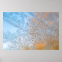 Delicate frost pattern