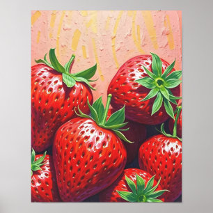 Affiche Délice de Fraise